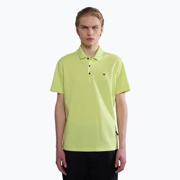 Men's Napapijri Ealis yellow sunny polo shirt