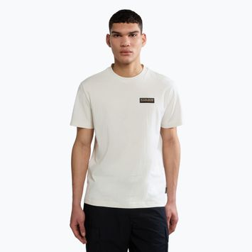 Men's Napapijri S-Iaato white whisper t-shirt