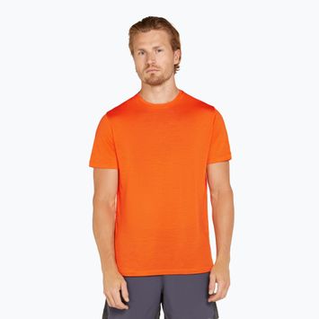 Men's Icebreaker Merino 125 Cool-Lite Sphere III SS Tee blaze trekking t-shirt