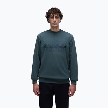 Men's Napapijri B-Albula C green urban sweatshirt