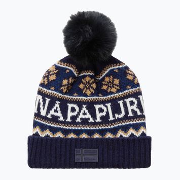 Women's winter beanie Napapijri F-Soiusa blu marine