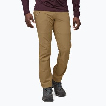 Men's Patagonia Point Peak Trail-Regular classic tan trekking trousers