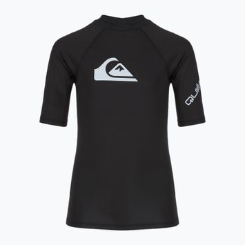 Quiksilver All Time vallarta black children's swim shirt