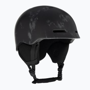 Children's ski helmet Salomon Player Combo + Goggles XV Jr black&tie/black silver
