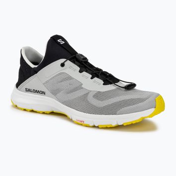 Salomon Amphib Bold 2 lunar rock/black/buttercup women's running shoes