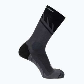 Salomon Speedcross Crew black/ magnet/ quarry running socks