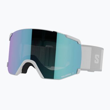 Salomon S/View ski goggles white/mid blue