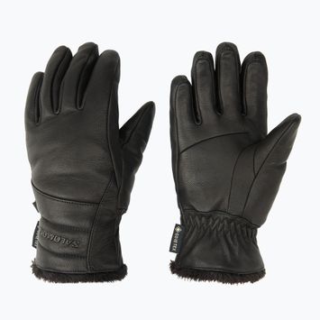 Women's ski glove Salomon Native Gore -Tex deep black