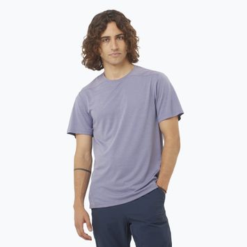 Men's T-shirt Salomon Outline Tee blue granite