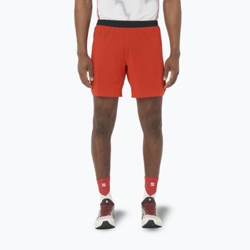 Men's running shorts Salomon S/Lab Speed Spl 7" fiery red