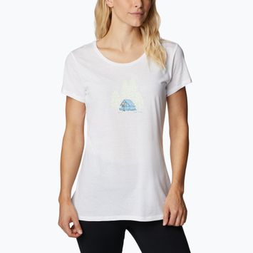 Columbia Daisy Days Graphic women's trekking t-shirt white 1934592107