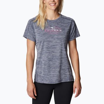 Columbia women's Zero Rules Graphic Crew trekking shirt grey 1991583467