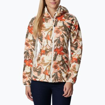 Columbia Powder Pass Hooded chalk floriculture print women's hybrid jacket 1773211191