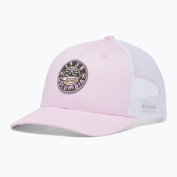 Columbia Youth Snap Back pink dawn/white/hot marker waves children's baseball cap