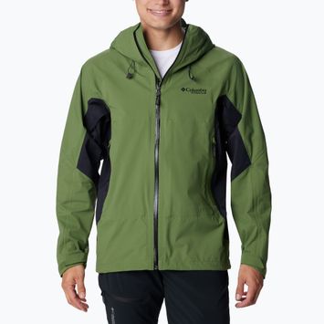 Columbia Mazama Trail men's rain jacket canteen/black