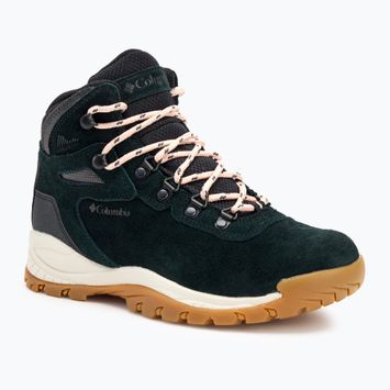 Women's trekking boots Columbia Newton Ridge Plus WP Amped black/ blush rose