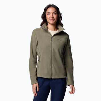 Columbia Fast Trek II stone green women's fleece sweatshirt