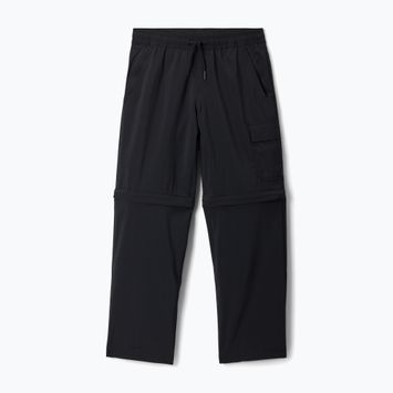 Children's trekking trousers Columbia Silver Ridge Utility Convertible black