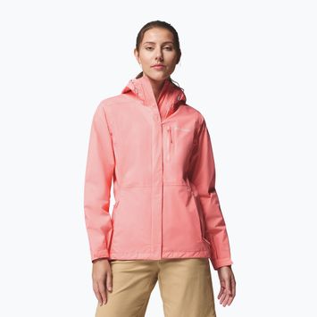 Women's rain jacket Columbia Pouring Adventure III alpenglow