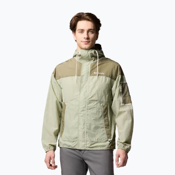 Men's softshell jacket Columbia Challenger II Windbreaker safari/stone green
