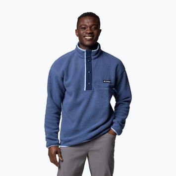 Men's fleece sweatshirt Columbia Helvetia II Half Snap Fleece dark mountain