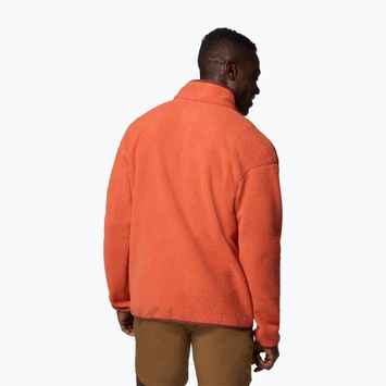 Men's fleece sweatshirt Columbia Helvetia II Half Snap Fleece tuscan