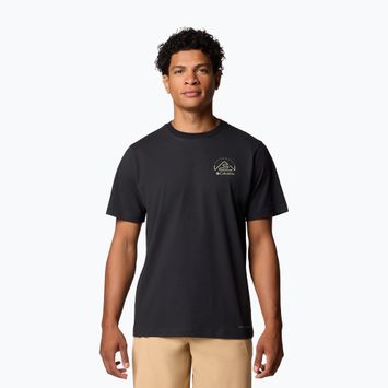 Men's T-shirt Columbia Tunnel Valley Graphic Tee black/naturally inclined