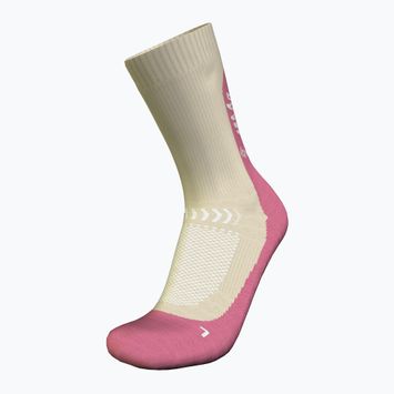 Icebreaker women's trekking socks Merino Hike+ Light Crew Fresh Fern chalk/pop/snow