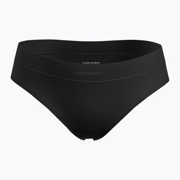 Icebreaker women's thermal briefs Merino Rib Lotus Hipster black