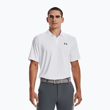 Men's polo shirt Under Armour Matchplay Polo white/pitch gray