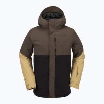Men's snowboard jacket Volcom L Ins Gore-Tex brown