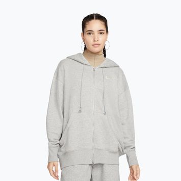 Women's sweatshirt Nike Sportswear Phoenix Fleece dark grey heather/sail
