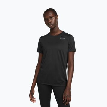 Women's training T-shirt Nike Dri-Fit black/white