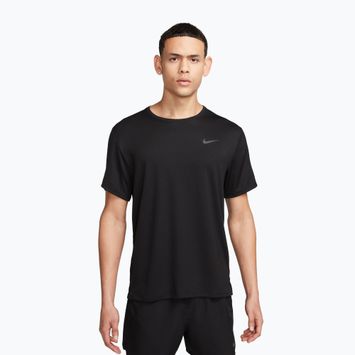 Men's Nike Miler Dri-Fit UV running shirt black