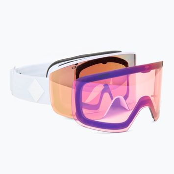 Women's ski goggles Giro Ella white bliss/rose gold/infrared