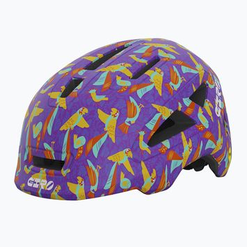 Children's bike helmet Giro Scamp II matte purple libre