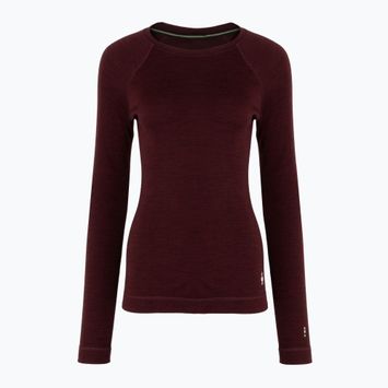 Women's Smartwool Classic Thermal Merino Base Layer Crew Boxed black cherry heather thermal longsleeve