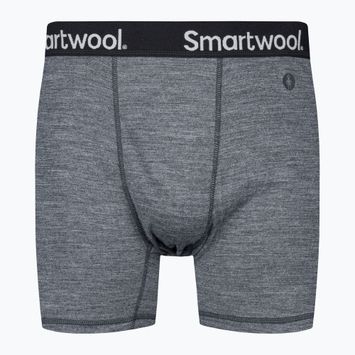 Men's Smartwool Brief Boxed thermal boxers medium gray heather