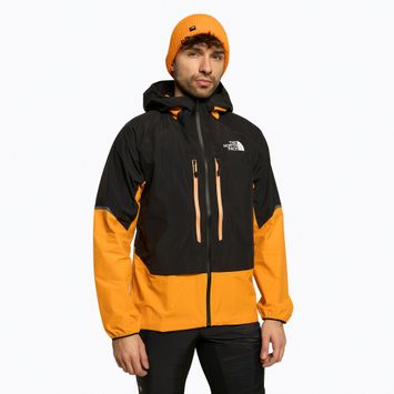 Men's skit jacket The North Face Dawn Turn 2.5 Cordura Shell black and orange NF0A7Z8884P1