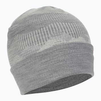 Smartwool Merino Reversible Cuffed light gray mountain scape cap