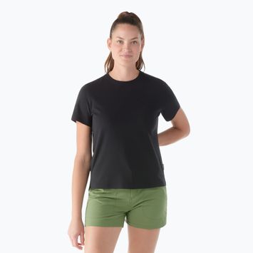 Women's Smartwool Perfect Crew Short Sleeve trekking T-shirt black