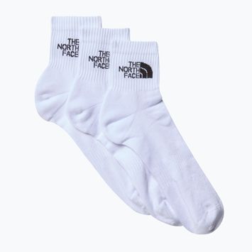 The North Face Multi Sport Cush Quarter Sock trekking socks 3 pairs white