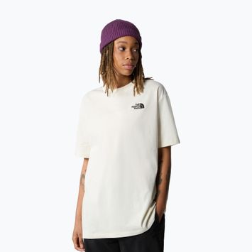 The North Face women's Essential Oversize Tee white dune t-shirt