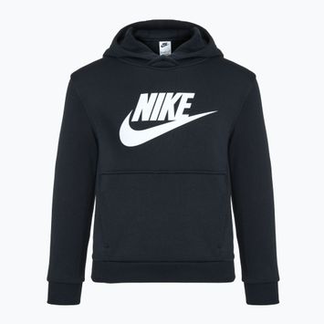 Children's Nike Club Fleece Hoodie black/white