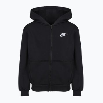 Children's sweatshirt Nike Sportswear Club Fleece black/white