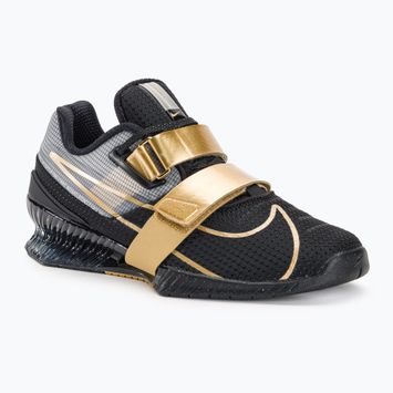 Nike Romaleos 4 black/metallic gold white weightlifting shoe