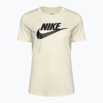 Women's Nike Sportswear Club Essentials Logo coconut milk/black T-shirt