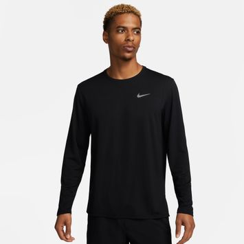 Men's Nike Miler Dri-Fit UV black running longsleeve