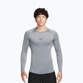 Men's training longsleeve Nike Pro Dri-Fit Tight Fitness smoke grey/black