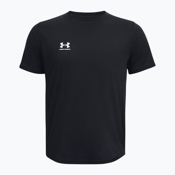 Children's football T-shirt Under Armour Challenger Train black/white